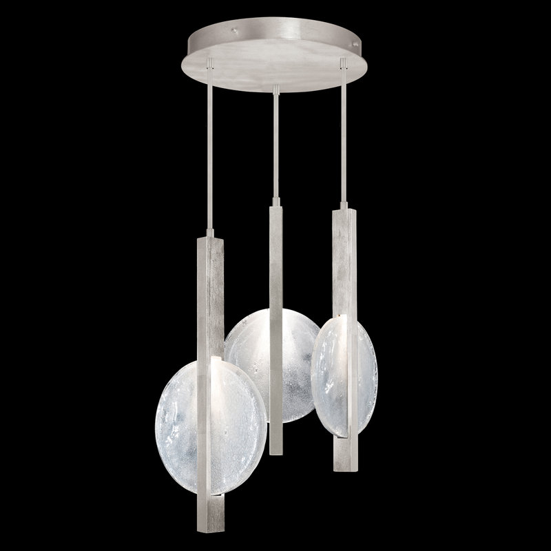 Selene 6 - Light LED Cluster Pendant, Silver