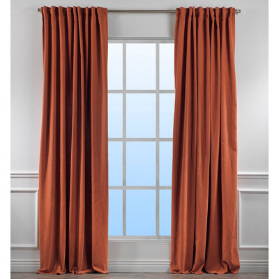 Solid Room Room Darkening Tab top Curtain Panels