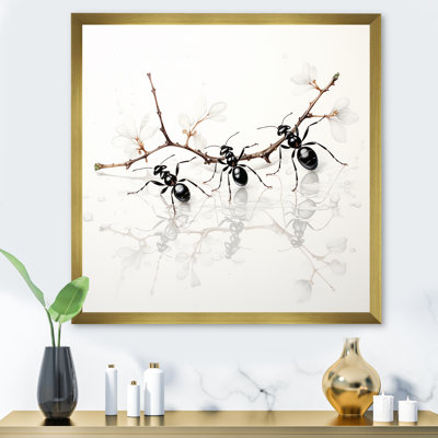 Art mural minimaliste fourmis 1 - Insectes et insectes