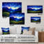 Vangogh nuit étoilée au-dessus des montagnes - Art mural acrylique Vangogh-101522707