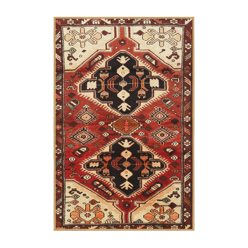 Tapis rouge à motif sud-ouest, Rectangle 6 pi x 9 pi