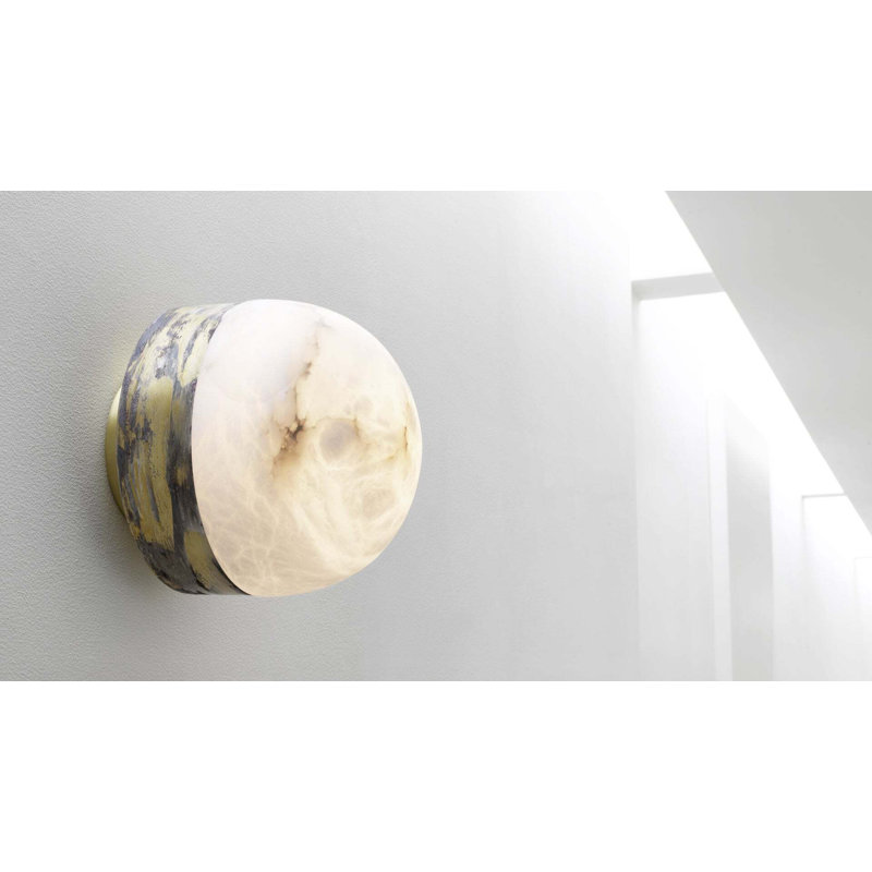 Lucid 300 Flush, Laiton argenté oxydé
