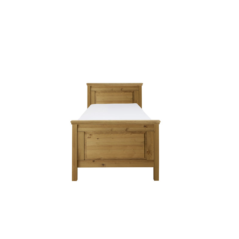 Solid Wood Storage Bed, Lye , 100 x 200 cm