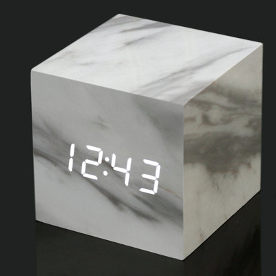 Digital Manufactured Wood Electric Alarm Tabletop Clock