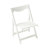 Hips Outdoor Foldable Furniture , 2 Chairs And Rectangular White Table For Stylish Spaces Chair Functional Living