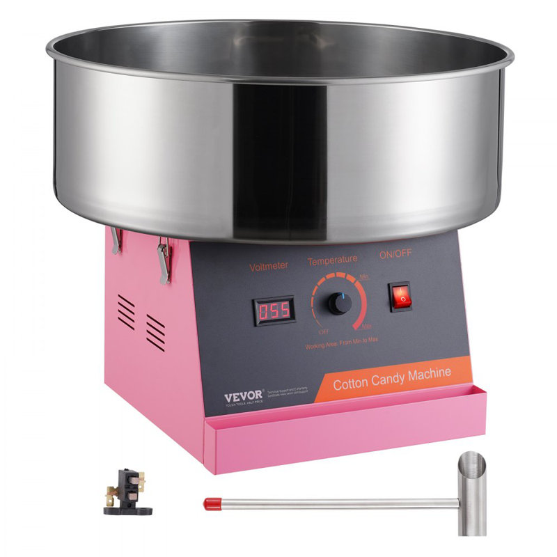 Electric Cotton Candy Machine:This cotton candy maker is perfect for various parties and is suitable for most kinds of sugar.