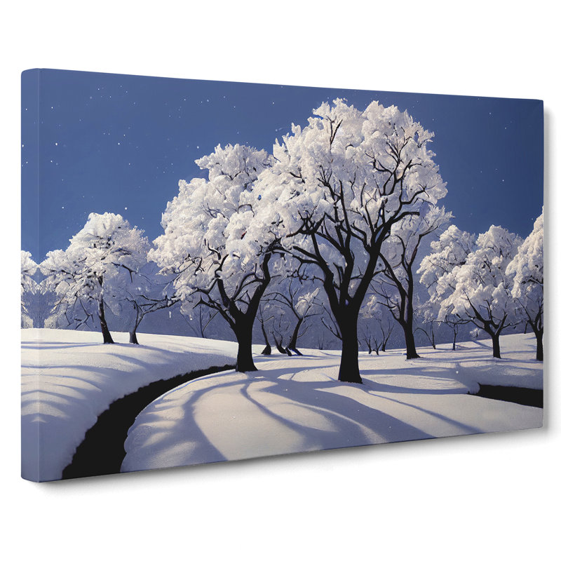 An Insightful Winter Forest - Wrapped Canvas