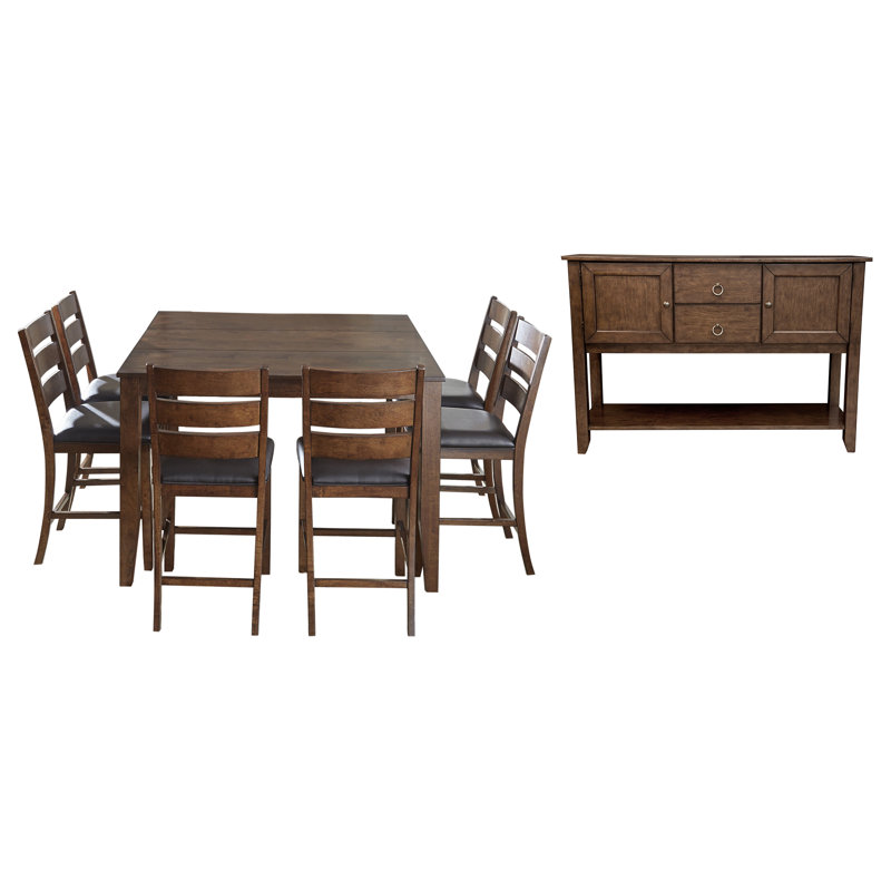 Osborne Extendable Solid Wood Top Four Leg Base Dining Set