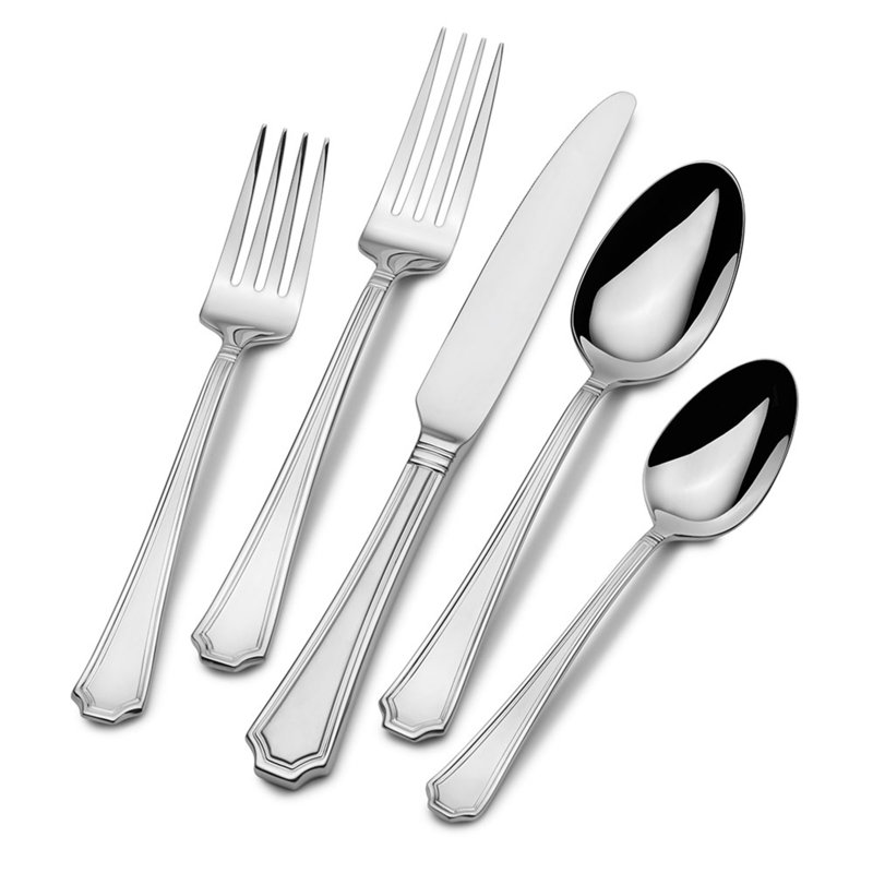 Pfaltzgraff Carleigh 20-Piece Stainless Steel Flatware Set, Service for 4