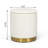 Teddy Fleece Round Ottoman With Storage-1677953770
