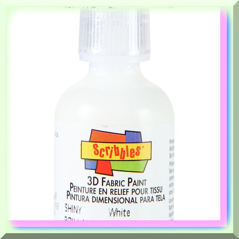 Shimmering Snowflakes 3D Fabric Paint