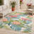 Runa Washable Floral Indoor / Outdoor Rug-1676127836
