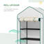 Brittinay 5 Tier Widened Mini Greenhouse Small 90 x 49 x 193cm-495665211