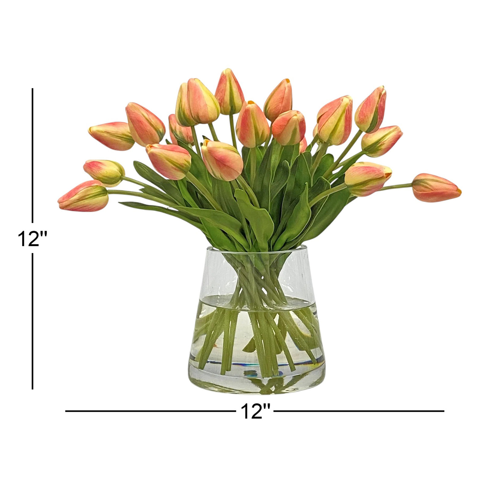 Tulip Floral Arrangement, Orange