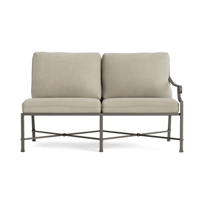 Venetian Outdoor 2 - Seat Loveseat, Fusion Moccasian, Mica