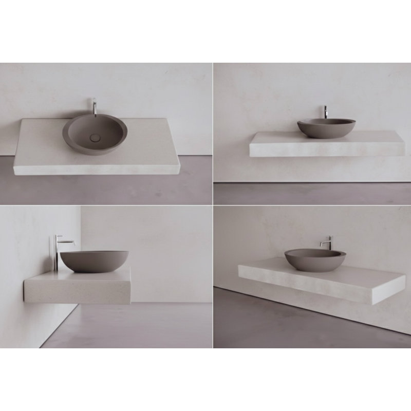 Studio Collection Bathroom Sink, Gray