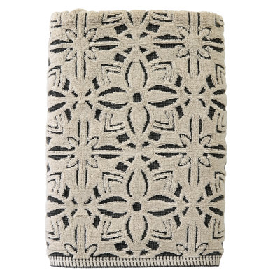 LISBON JACQUARD BATH-BLACK