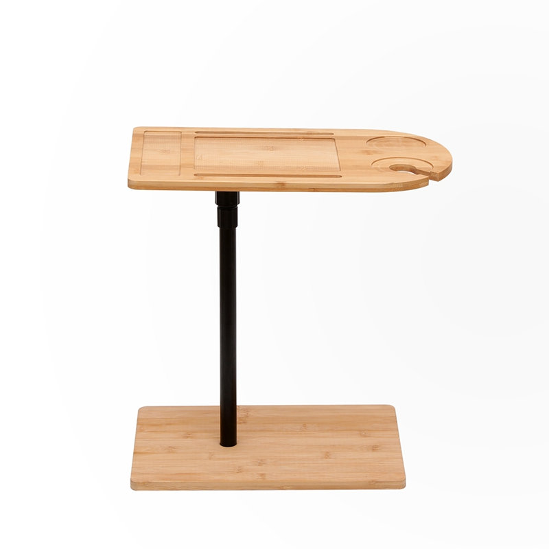 Ceilia C-shaped Oval End Tables with Slots