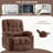 Ergonomic Swivel Recliners, Metal Frame Modern Lounge For Home