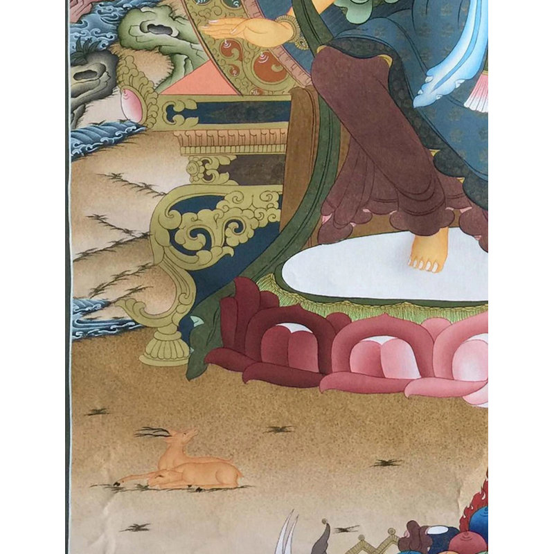 Maitreya le futur Bouddha (Thangka sans brocart)