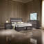 Ensemble de chambre à coucher 4 pièces Po