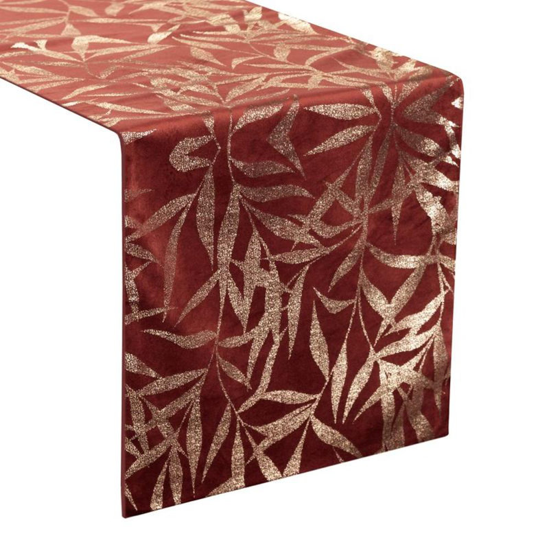 Blink Tablecloth 15 35X140 Cm Beige, Brick, 35cm W x 220cm L