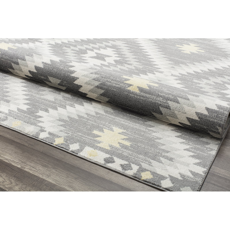 Myra Bodrum Tribal Kilim Gray Area Rug, Rectangle 8'9" x 12'