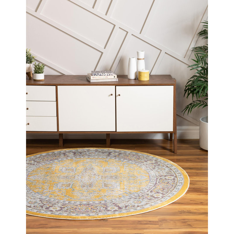 Oriental Indoor Rug, Round 6'