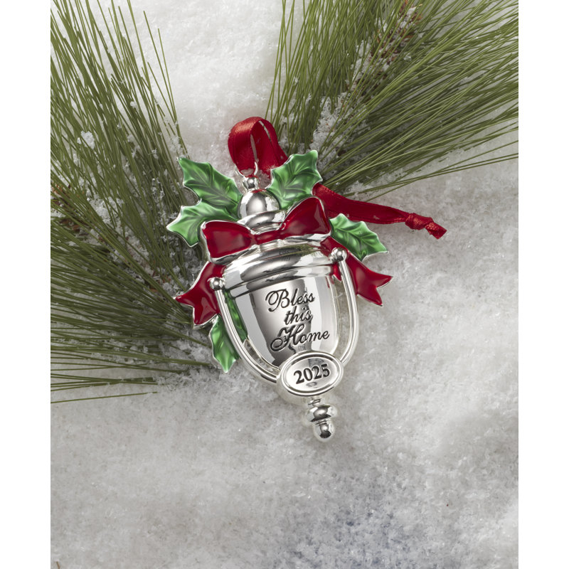 2025 Bless This Home Silverplate Ornament