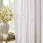 Karlita White Faux Silk Single 50x95" Blackout Window Curtain Panel-1122176120-1122176126
