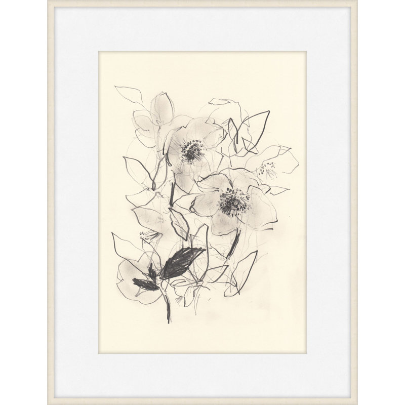 Morning Hellebores 2 Print, 46" H x 36" W