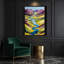 «Watercolor Landscape» 96, art mural sur toile brune-409084693