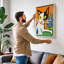 Serene Cat Modern - Print-136731846-136731844