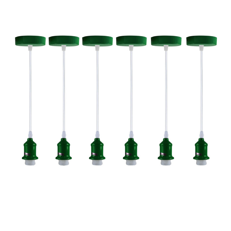 Ivelin 6 - Light Single Pendant, Green