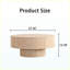 Table basse 27,56 po Travertine Beige