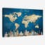 Carte du monde personnalisée avec punaises personnalisées-516381574-516427379
