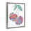 «Groovy Waves Cherries», art mural encadré par Cat Thurman Designs