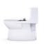 TOTO Redington One-Piece Elongated 1.28 GPF WASHLET+ and Auto Flush Ready Universal Height Toilet with CEFIONTECT and SS234 SoftClose Seat, Cotton White - MS672234CEFG#01