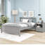 Ensemble de chambre à coucher 2 pièces, lit avec tête de lit et pied de lit Rista-753362043-753362036