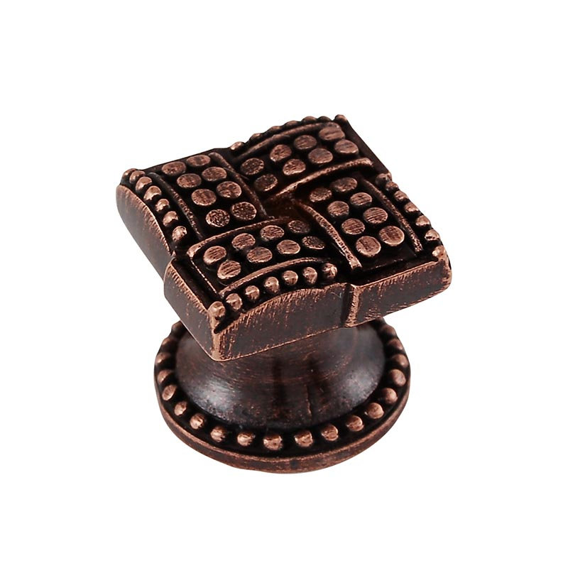 Medici Novelty Knob, 0.88" H x 0.88" W x 0.88" D, Antique Copper
