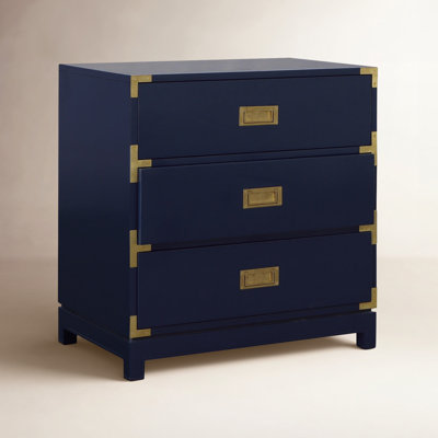 Mahogany 3-Drawer Accent Chest