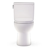 TOTO Glaston Two-Piece Elongated 1.28 GPF WASHLET+ and Auto Flush Ready Universal Height Toilet with CEFIONTECT and SS124 SoftClose Seat, Sedona Beige - MS472124CEFG#12