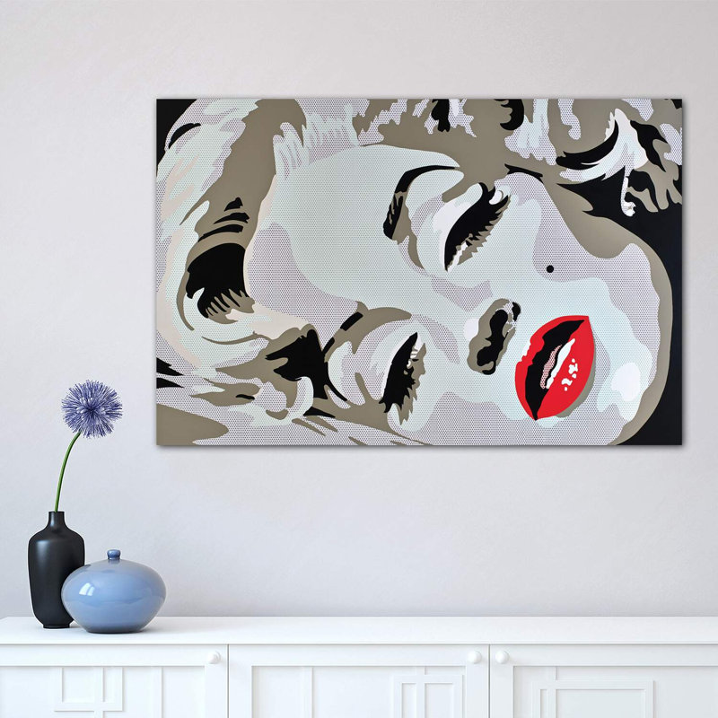 «Sleeping Star» par Toni Sanchez - impression d'art graphique, H 18 po x l 26 po x P 1,5 po, Toile tendue