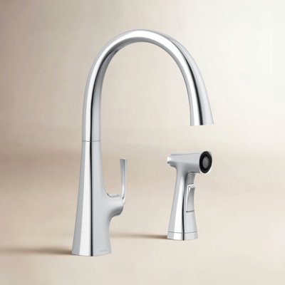 Graze Swing Spout Faucet with Sidespray