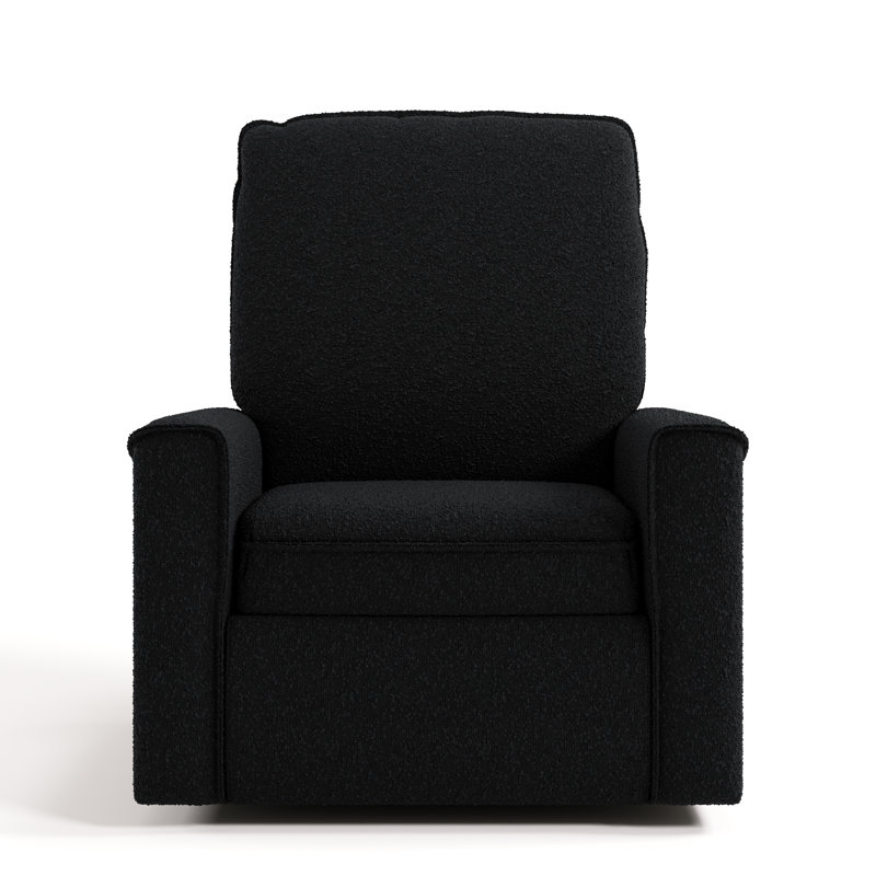 Fauteuil oscillant inclinable électrique Santos Deluxe, Bouclé noir