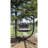 Swing Egg Chair With Stand, Indoor Outdoor Patio Basket Hanging Chair, C Type Bracket, Comfortable Mid - Back Support, Soft Cushion And Pillow, Reliable Thick Cushion, 4 Point Support Foldable Safe