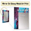 Miroir décoratif bleu et mauve-1393638606