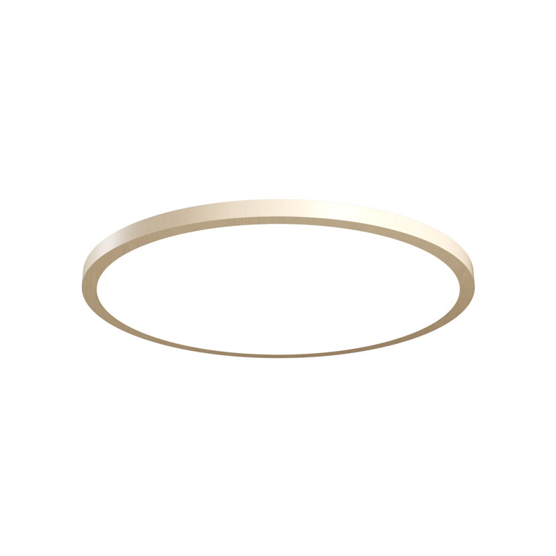 Plafonnier encastré 1 lumière DEL Naiá, Cappuccino biologique, H 2,54 po x l 21,26 po x P 21,26 po