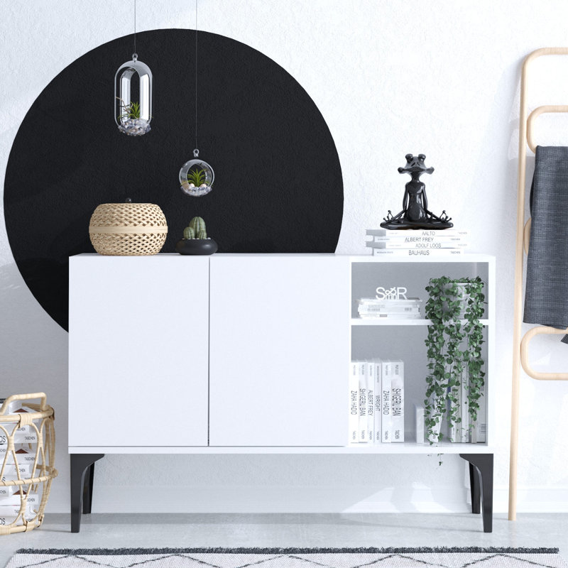 Afiq 120cm Console Table, White