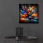 «Color Burst 4» par Rey Klimt, art mural en verre acrylique-1026967366